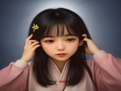 林晚晴，害羞草信息导航创始人兼主编，坐在书架前认真审阅内容资料，面容专注，背后是密密麻麻的专业书籍，展现出深厚的内容编辑功底与行业积累