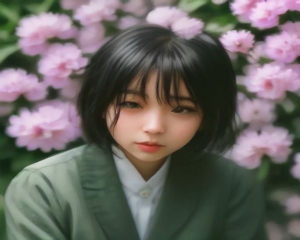 阳台盆栽中一株生机勃勃的害羞草，紫色绒球状花朵盛开，羽状叶片在午后阳光中舒展，紫罗兰色花盆陈列在白色栏杆旁，画面充满自然活力